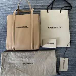 Balenciaga XXS Shopper Tote Mink